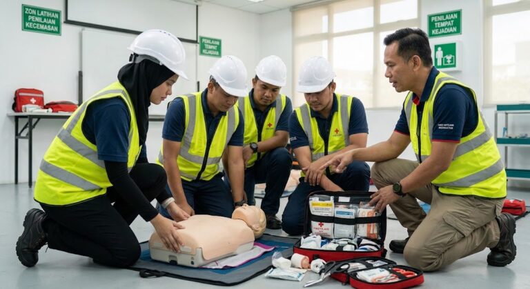 Workplace first aid course Malaysia practical emergency assessment 2