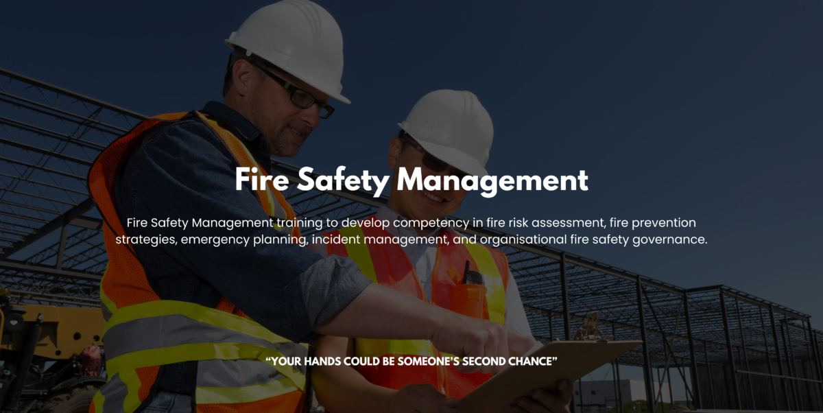 fire safety management banner