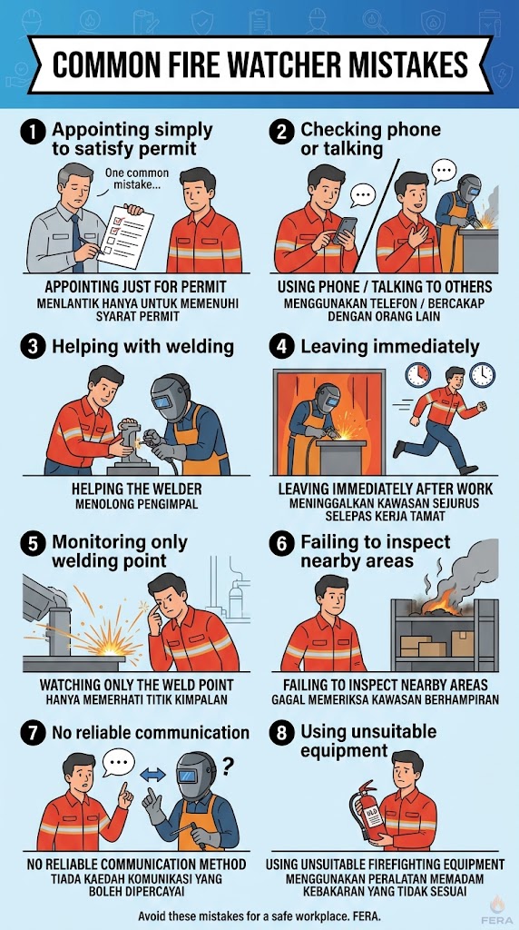 Fire Watcher Malaysia Duties, Training and Hot Work Safety
